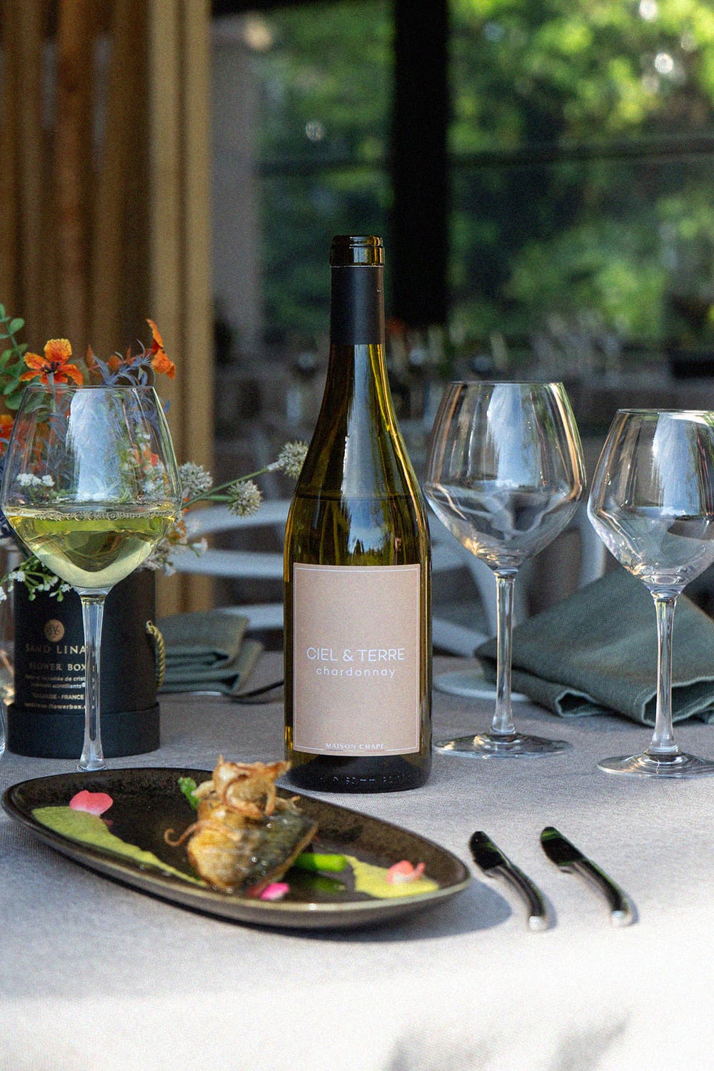 Chardonnay à table